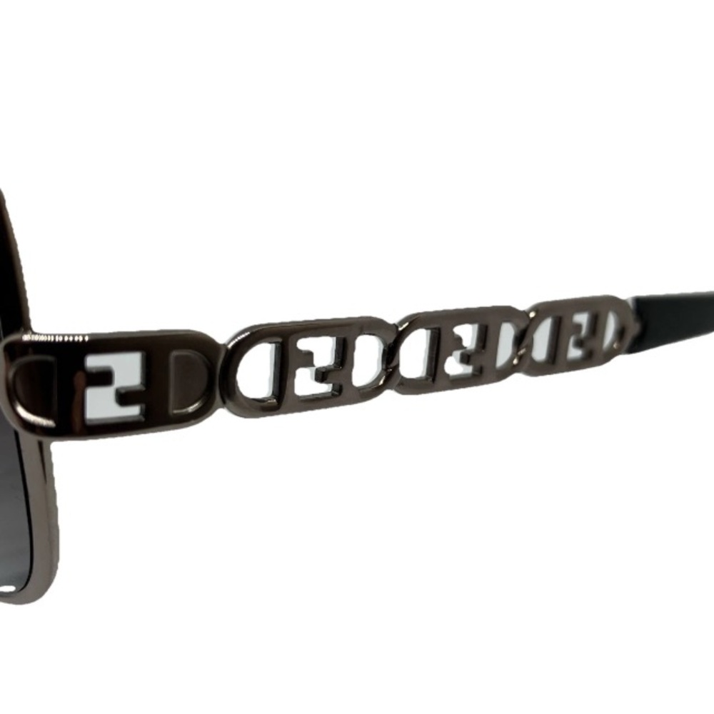 Vintage Fendi Logo Metal Women’s Sunglasses Brown Pewter F478 Made in Italy - Picture 4 of 16